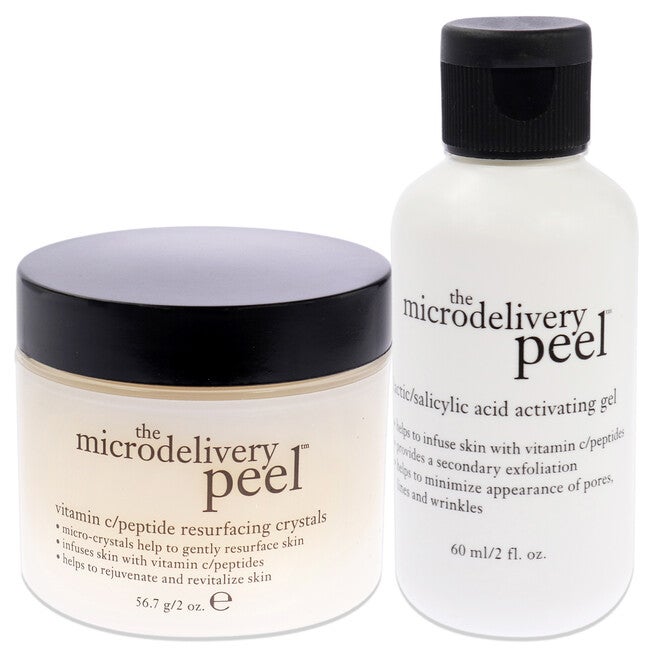The Microdelivery Resurface Dual-Phase Peel Kit by Philosophy for Women - 2 Pc Gift Set, NA, alternate image number null