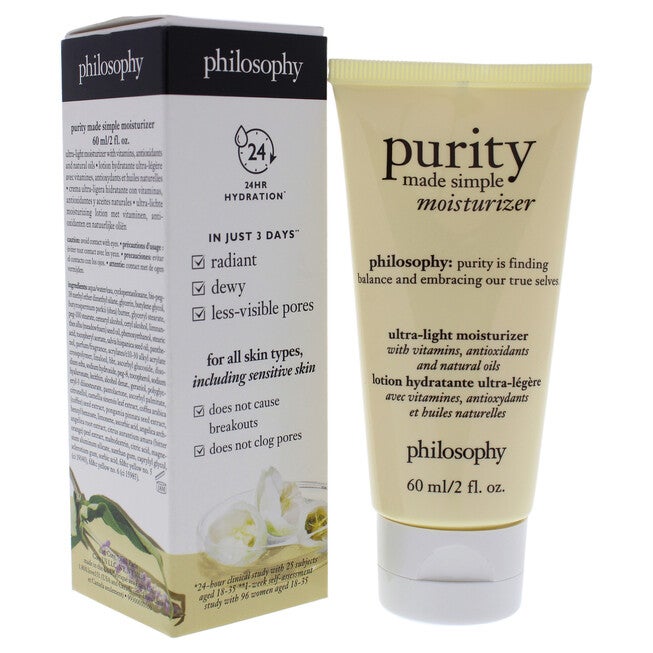 Purity Made Simple Moisturizer by Philosophy for Unisex - 2 oz Moisturizer, See Description, alternate image number 4