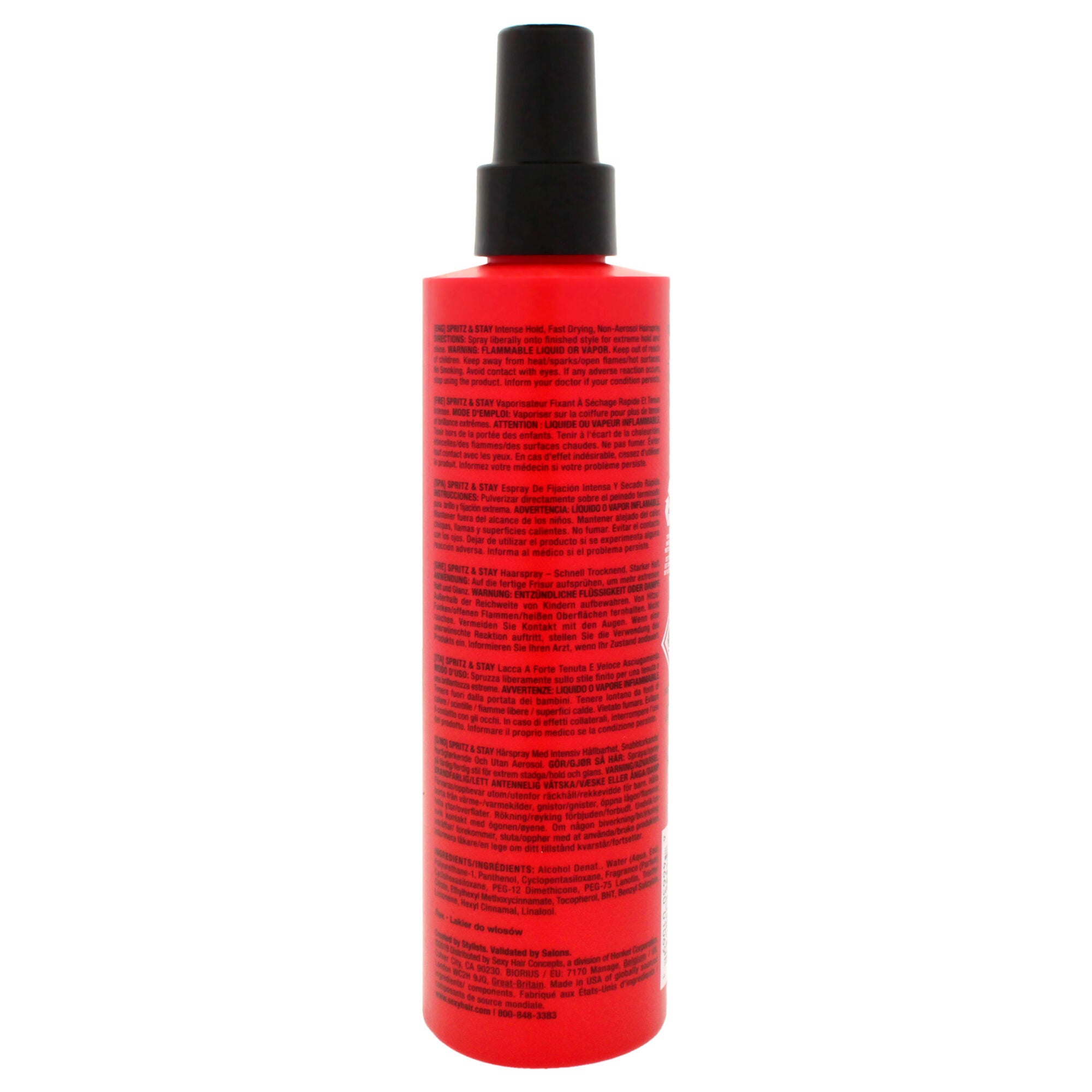 Big Sexy Hair Spritz Stay Hairspray by Sexy Hair for Unisex - 8.5 oz Hair Spray, See Description, alternate image number 3