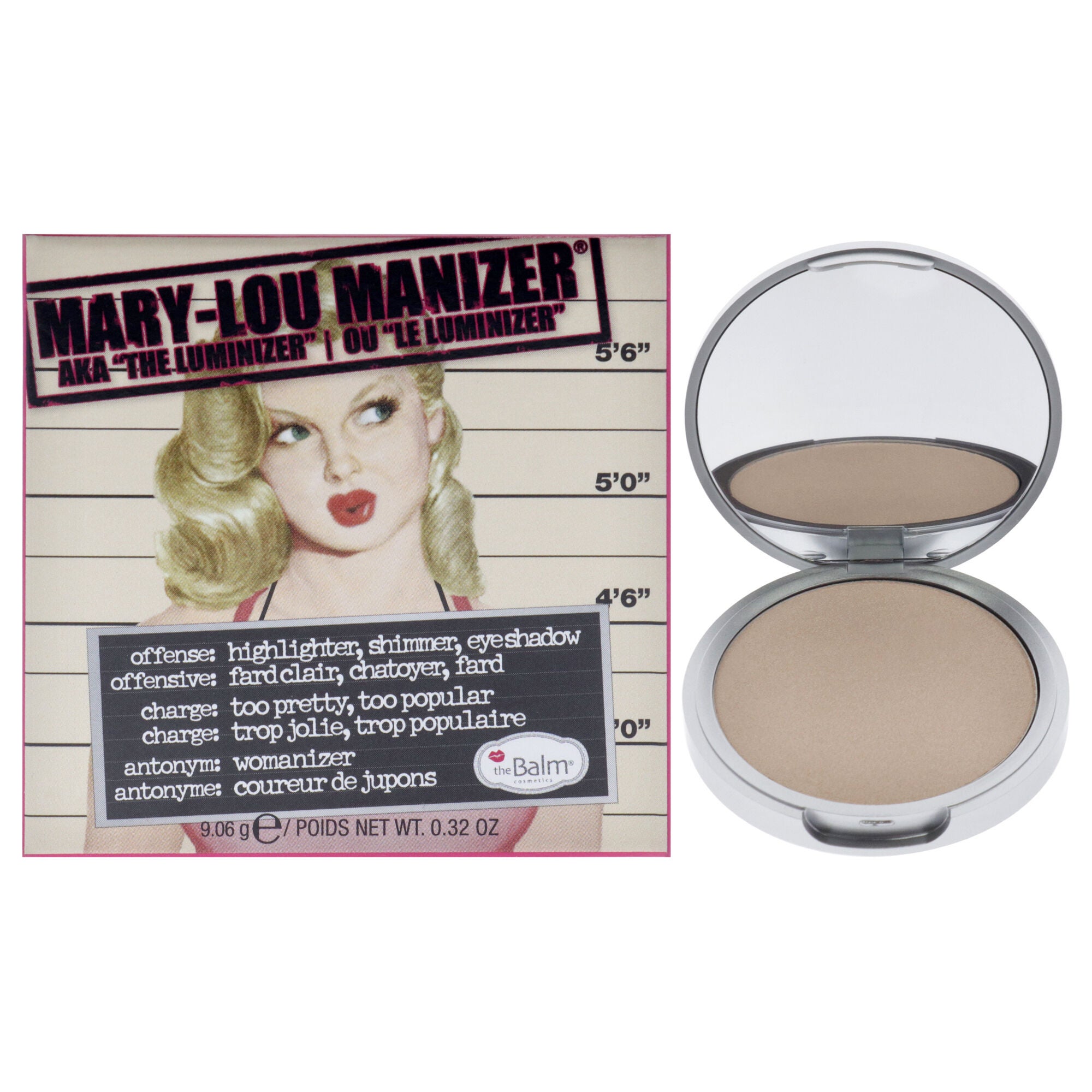 Mary-Lou Manizer by the Balm for Women - 0.32 oz Compact, See Description, hi-res image number 0