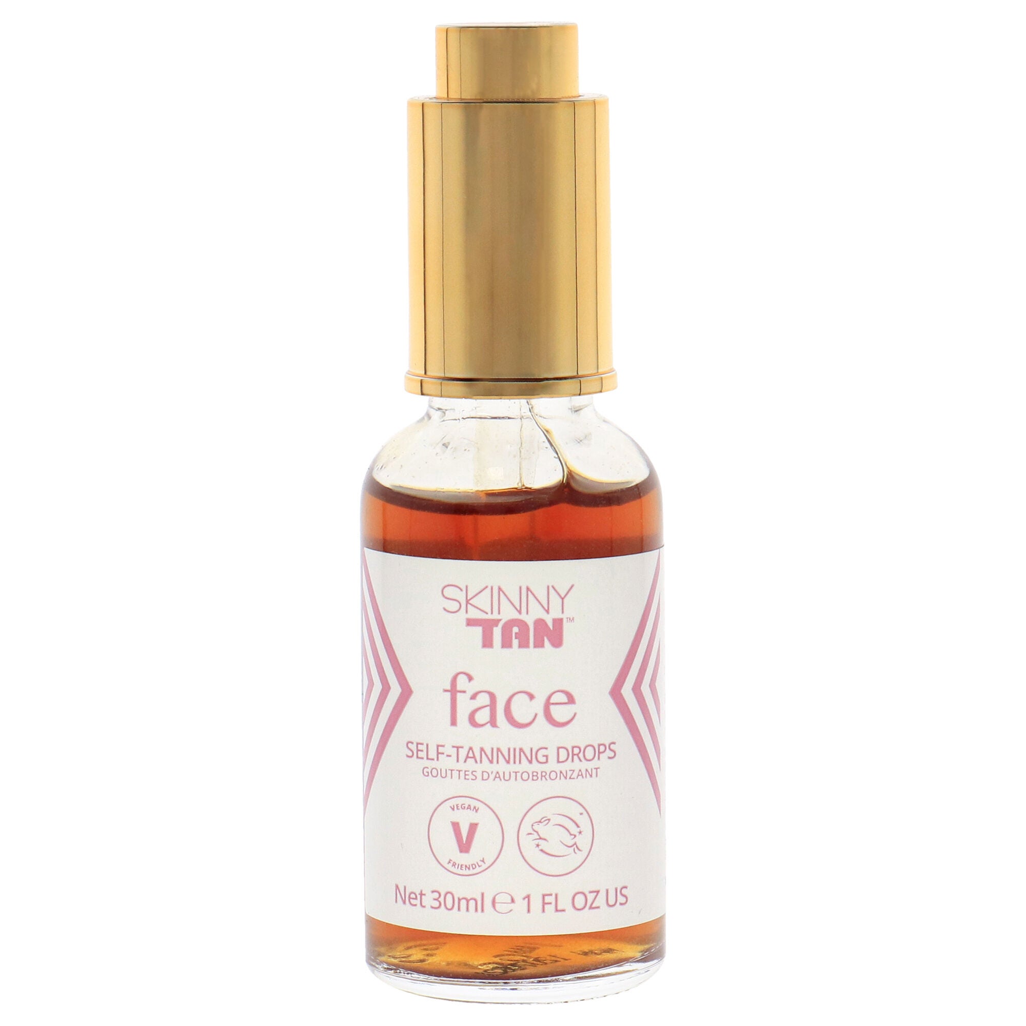 Face Self-Tanning Drops by Skinny Tan for Women - 1 oz Drops, See Description, hi-res image number 0