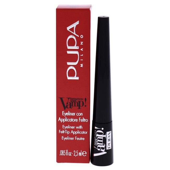 Vamp! Definition Liner - 100 Extra Black by Pupa Milano for Women - 0.85 oz Eyeliner, NA, hi-res image number null