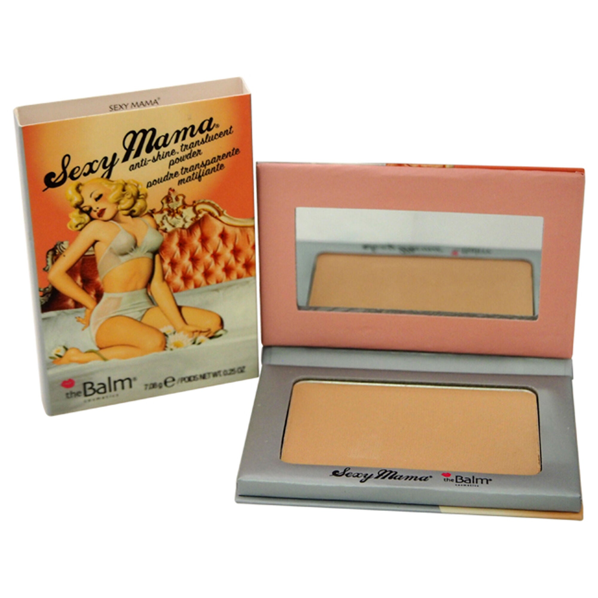 Sexy Mama Anti-Shine Translucent Powder by the Balm for Women - 0.25 oz Powder, See Description, hi-res image number 0