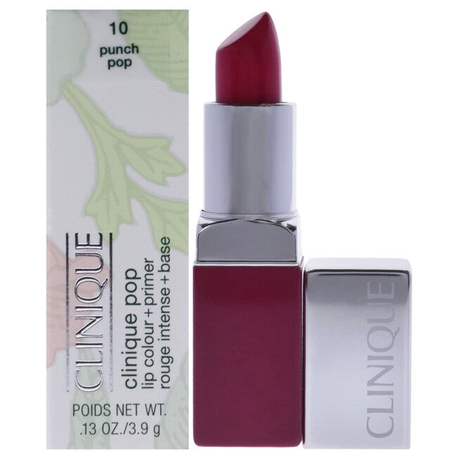 Clinique Pop Lip Colour Plus Primer - 10 Punch Pop by Clinique for Women - 0.13 oz Lipstick, NA, hi-res image number null