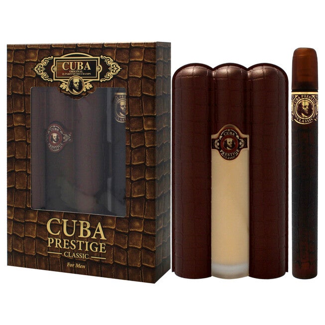 Cuba Prestige Classic by Cuba for Men - 2 Pc Gift Set 3oz EDT Spray, 1.17oz EDT Spray, NA, alternate image number null
