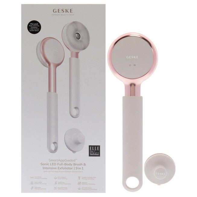 Sonic LED Full-Body Brush and Intensive Exfoliator 9 in 1 - Starlight by Geske for Women - 1 Pc Brush, NA, hi-res image number null