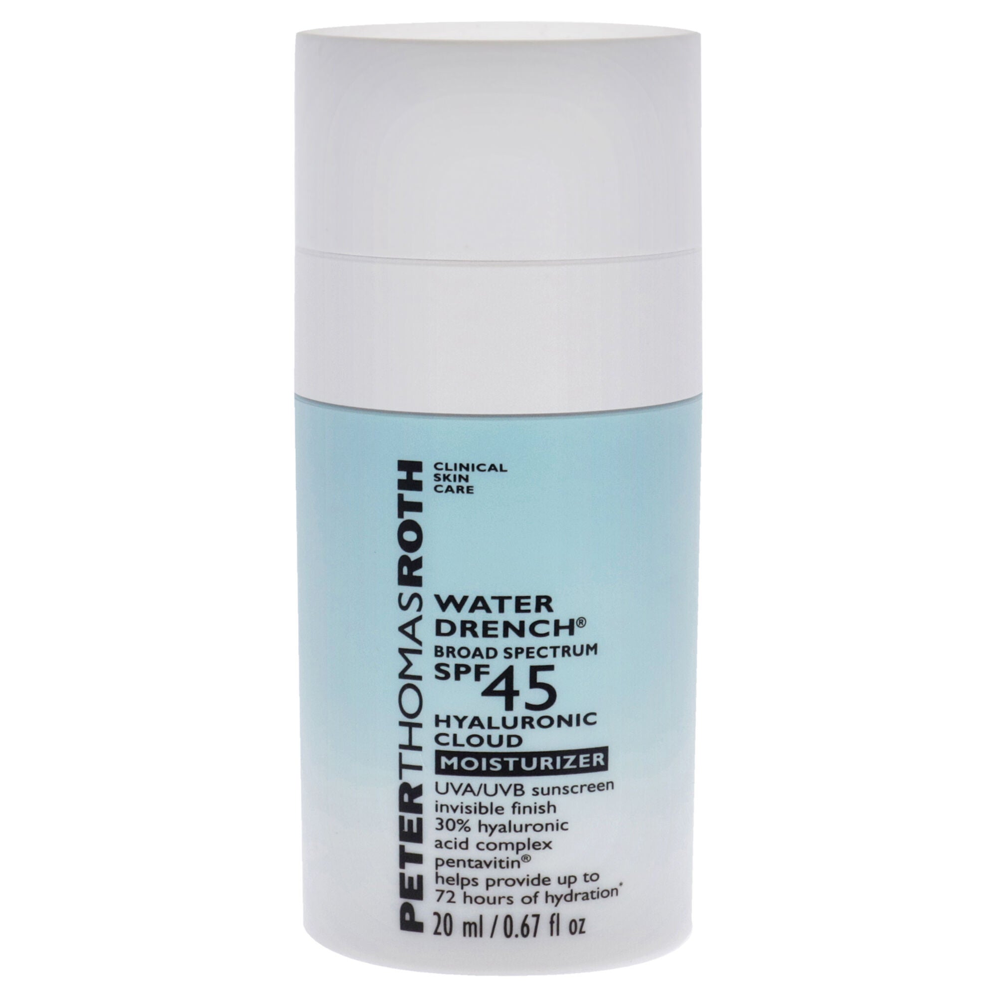 Water Drench Cloud Cream Moisturizer SPF 45 by Peter Thomas Roth for Unisex - 0.67 oz Cream, See Description, alternate image number 4