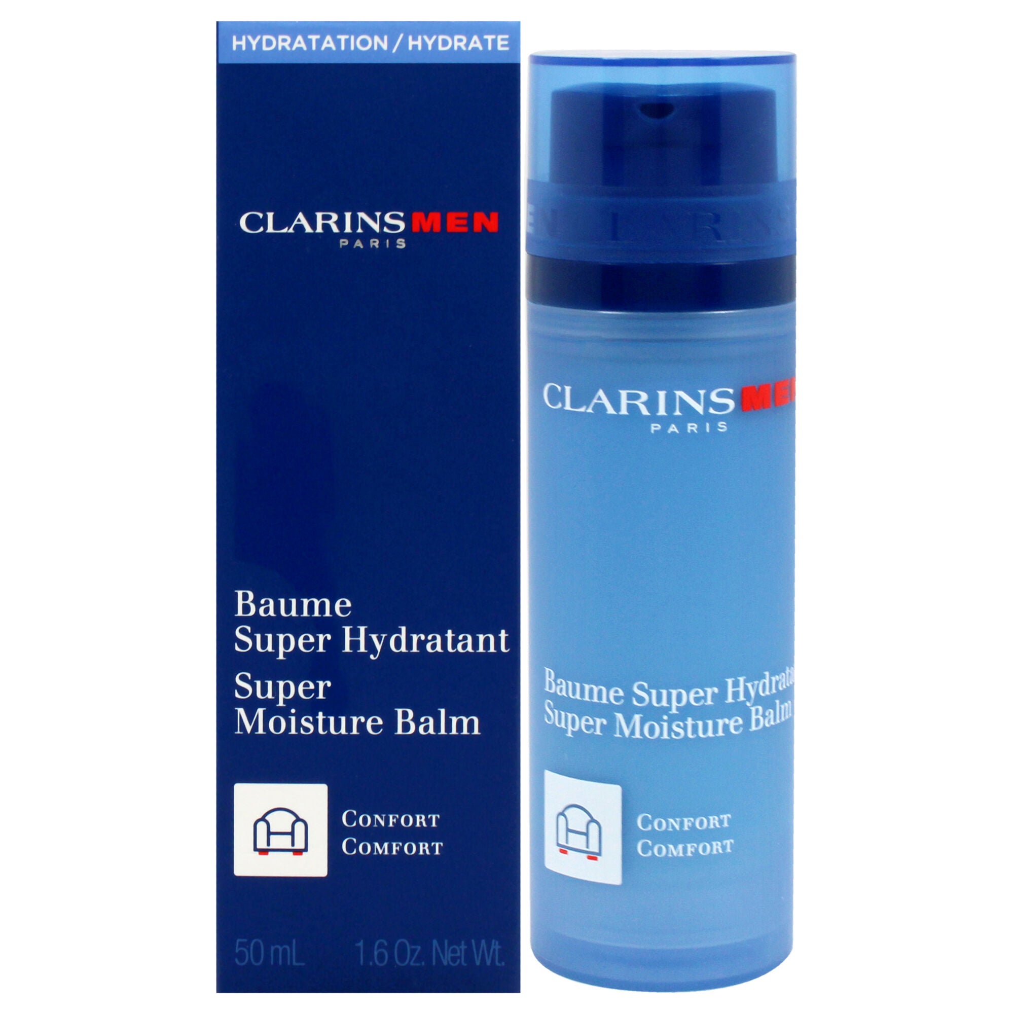 Men Super Moisture Balm by Clarins for Men - 1.6 oz Balm, See Description, hi-res image number 0