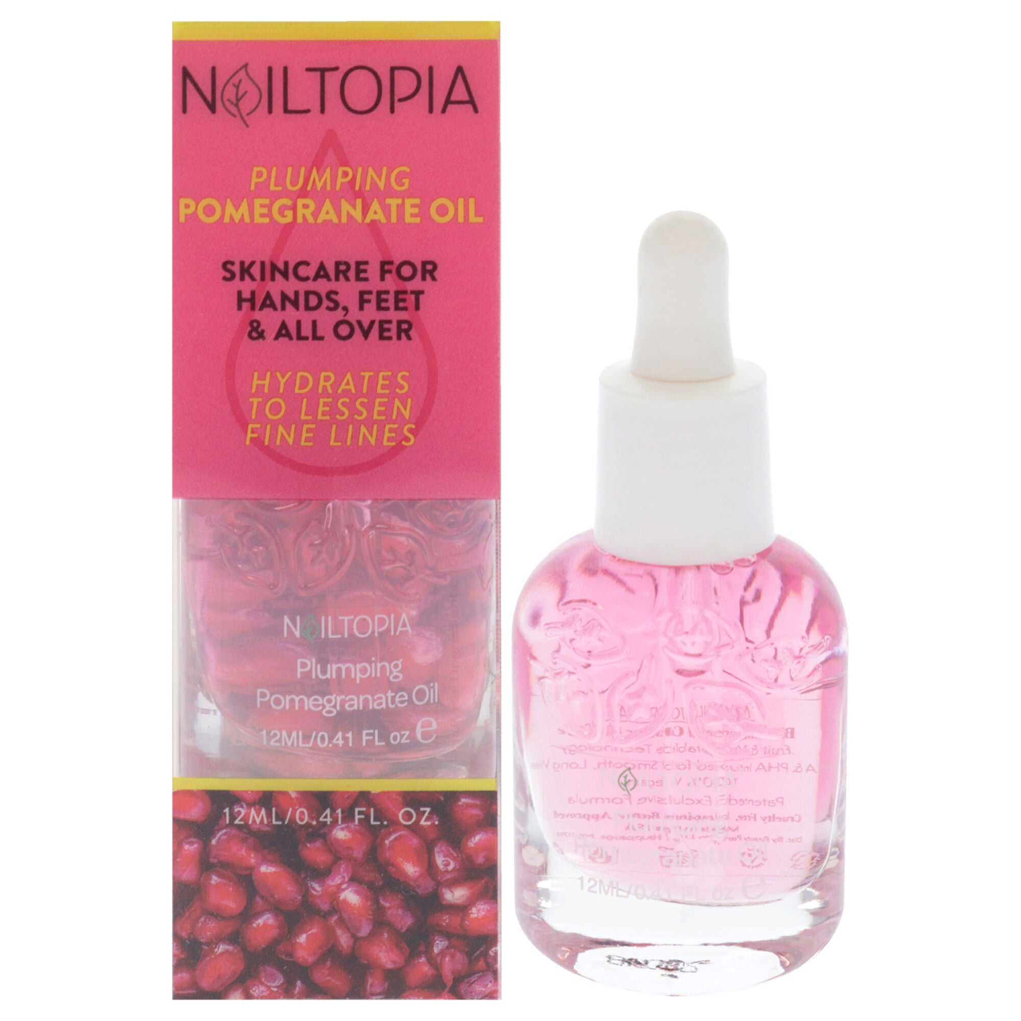 Plumping Oil - Pomegranate by Nailtopia for Women - 0.41 oz Oil, See Description, hi-res image number 0