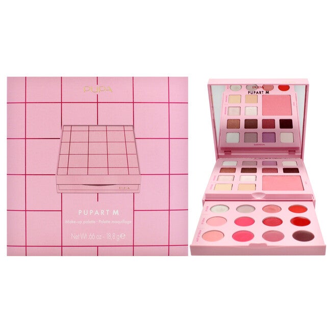 Pupart M Make-Up Palette - 002 Pink by Pupa Milano for Women - 0.66 oz Makeup, NA, hi-res image number null