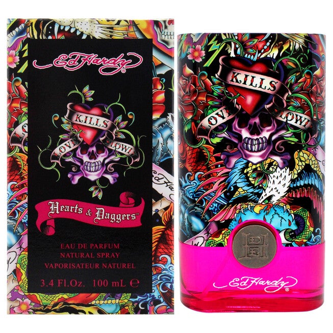 Ed Hardy Hearts Daggers by Christian Audigier for Women - 3.4 oz EDP Spray, See Description, hi-res image number 0