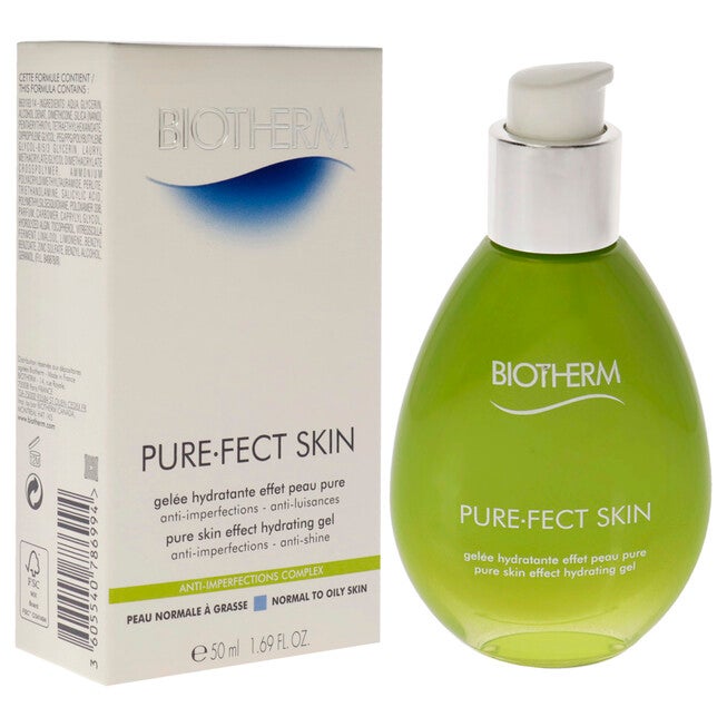 Pure-Fect Skin Pure Skin Effect Hydrating Gel - Normal to Oily Skin by Biotherm for Unisex - 1.69 oz Gel, See Description, alternate image number 4