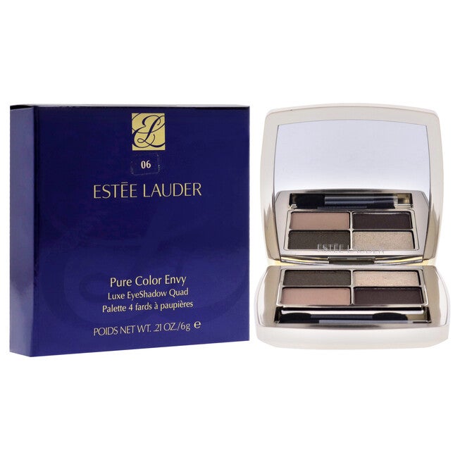 Pure Color Envy Luxe Eyeshadow Quad - 06 Metal Moss by Estee Lauder for Women - 0.21 oz Eye Shadow, NA, alternate image number null
