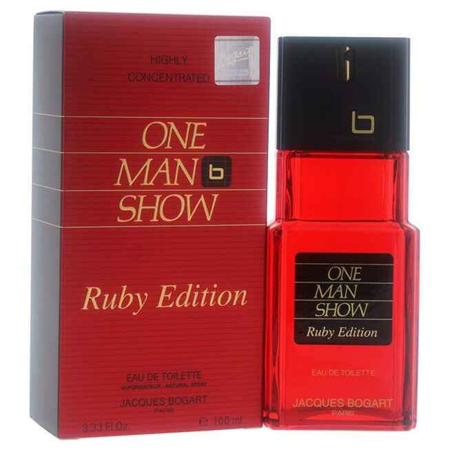 One Man Show by Jacques Bogart for Men - 3.33 oz EDT Spray (Ruby Edition), NA, hi-res image number null