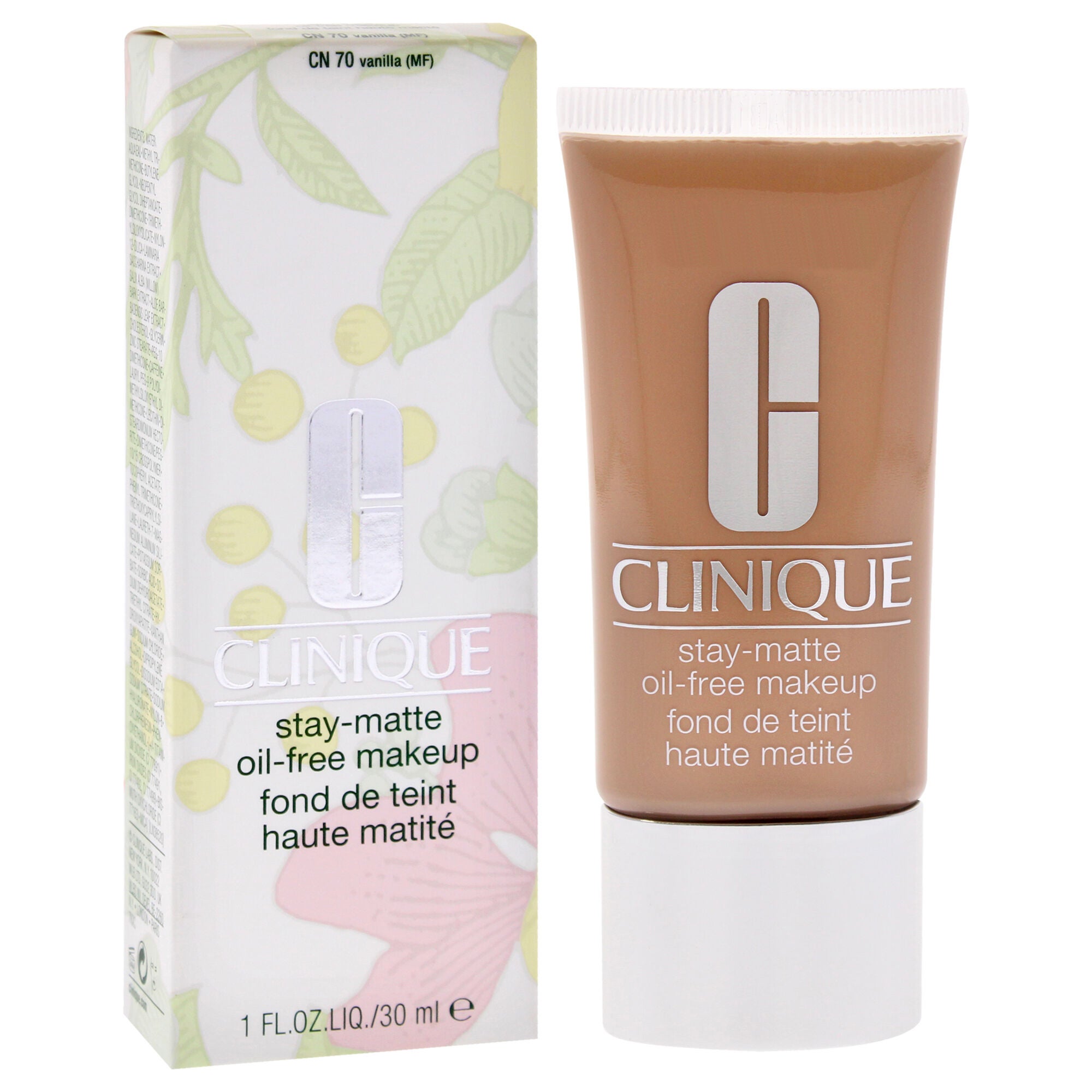 Stay-Matte Oil-Free Makeup - 14 Vanilla (MF-G) - Dry Combination To Oily by Clinique for Women - 1 oz Makeup, See Description, alternate image number 2
