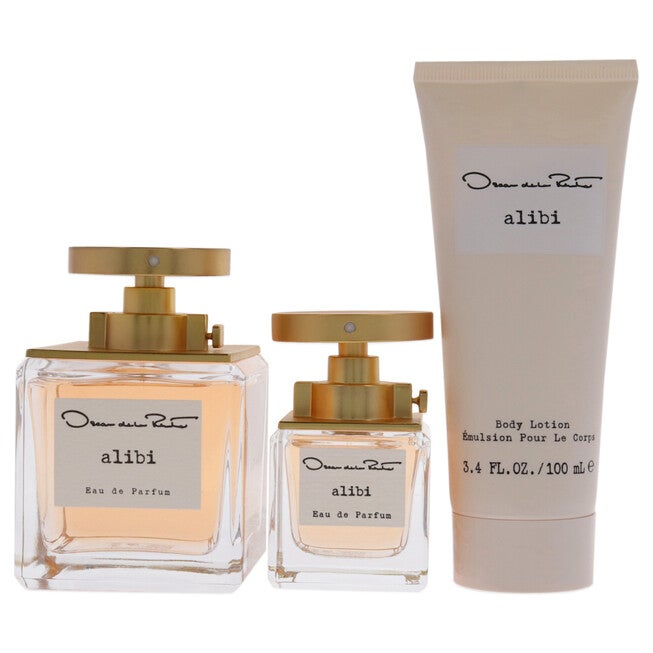 Alibi by Oscar De La Renta for Women - 3 Pc Gift Set 3.4oz EDP Spray, 1.0oz EDP Spray 3.4oz Body Lotion, , alternate image number null