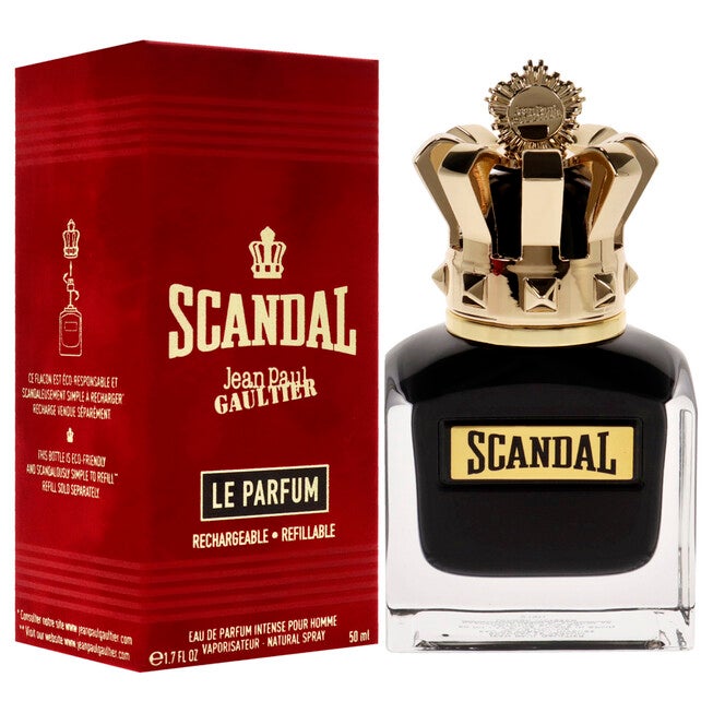 Scandal Le Parfum by Jean Paul Gaultier for Men - 1.7 oz EDP Intense Spray (Refillable), NA, alternate image number null