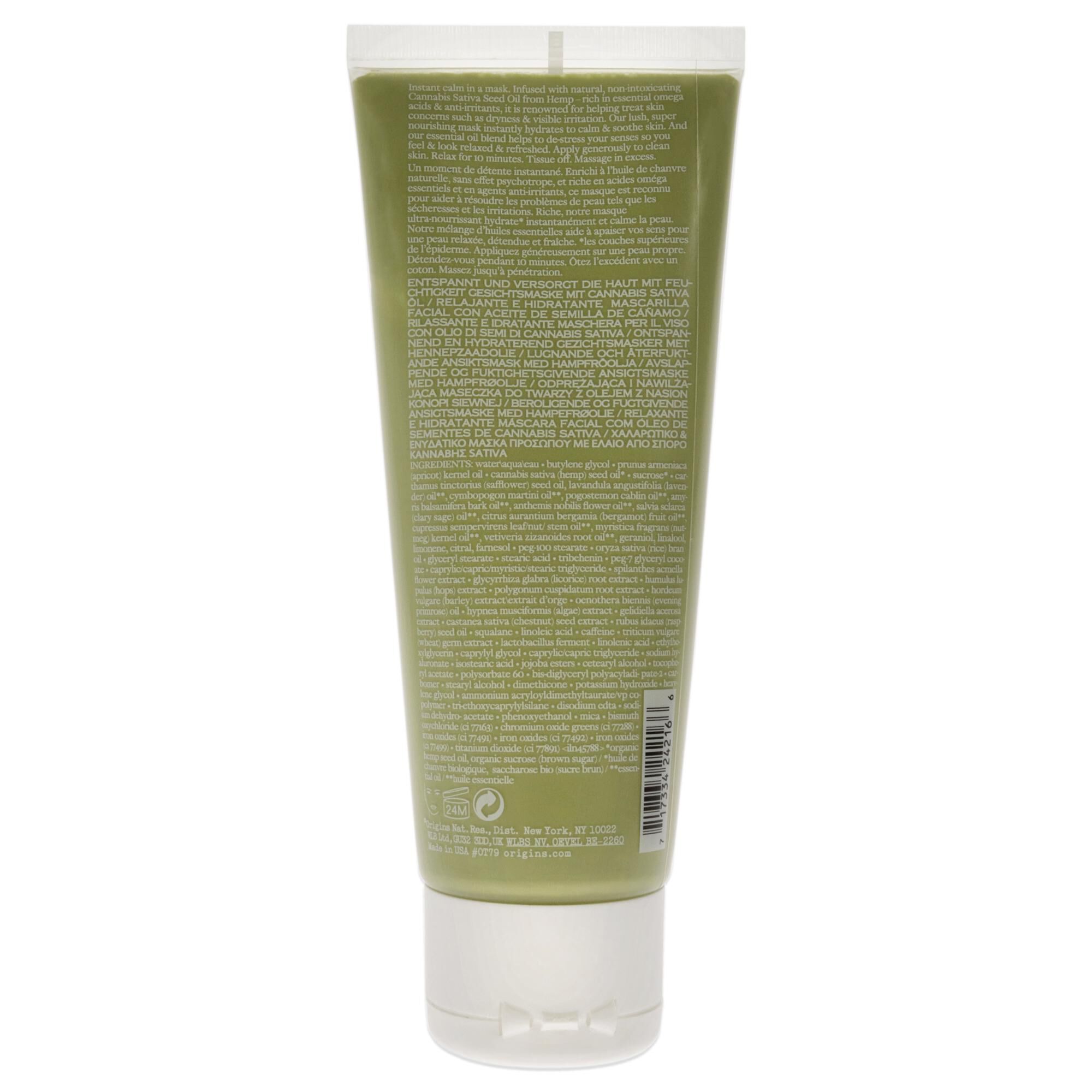 Hello Calm Relaxing and Hydrating Face Mask by Origins for Unisex - 2.5 oz Mask, See Description, alternate image number 2
