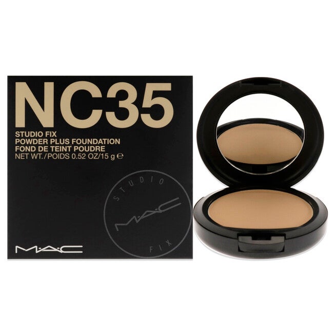 Studio Fix Powder Plus Foundation - NC35 by MAC for Women - 0.52 oz Foundation, , alternate image number null