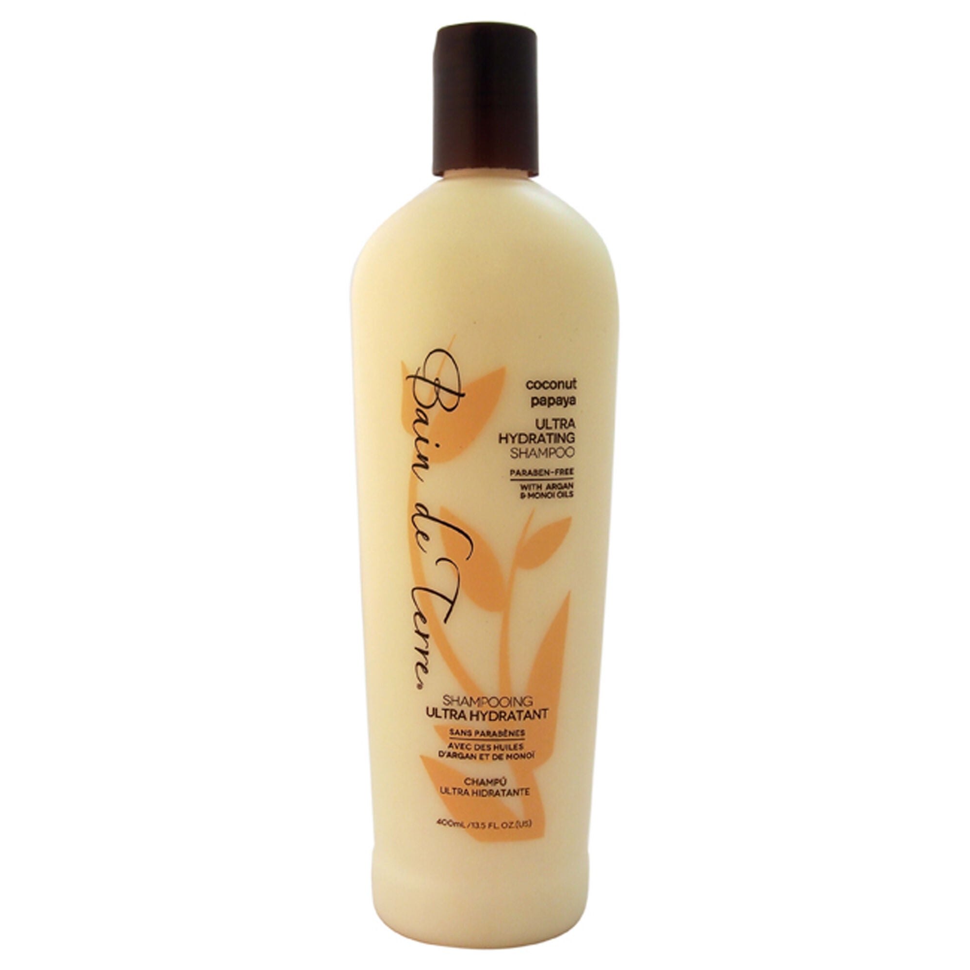 Coconut Papaya Ultra Hydrating Shampoo by Bain de Terre for Unisex - 13.5 oz Shampoo, , alternate image number 2