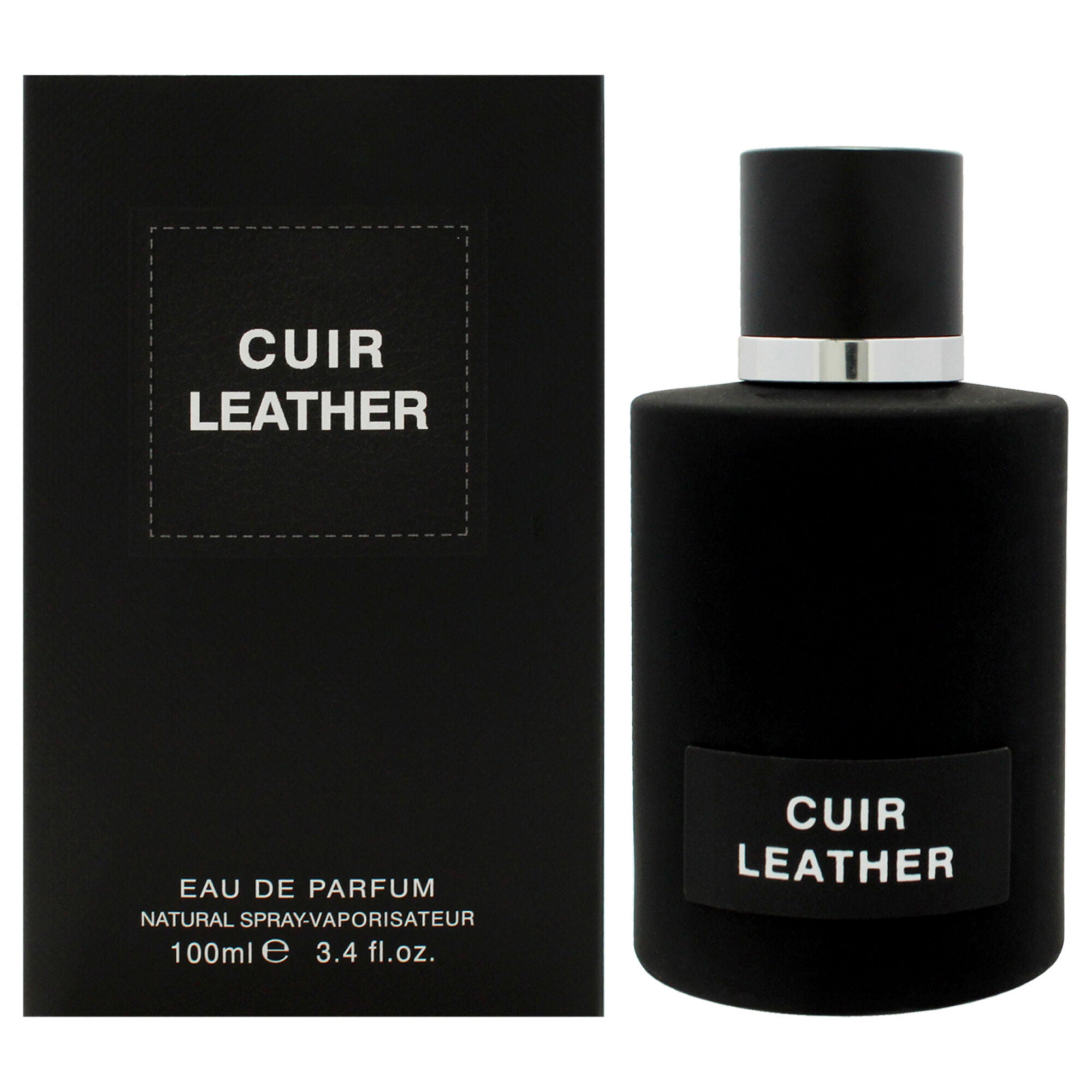 Cuir Leather by Fragrance World for Men - 3.4 oz EDP Spray, See Description, hi-res image number 0