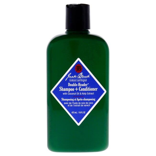 Double Header Shampoo Plus Conditioner by Jack Black for Men - 16 oz Shampoo, NA, hi-res image number null