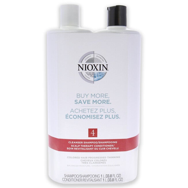 System 4 Duo by Nioxin for Unisex - 2 x 33.8 oz Shampoo, Conditioner, , alternate image number null
