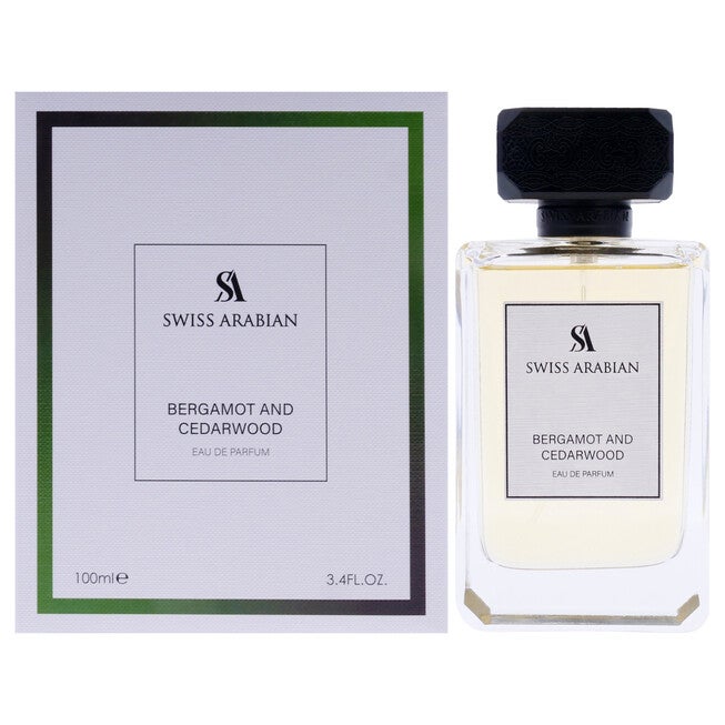 Bergamot and Cedarwood by Swiss Arabian for Men - 3.4 oz EDP Spray, NA, hi-res image number null