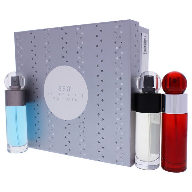 360 by Perry Ellis for Men - 3 Pc Gift Set 1oz 360 EDT Spray, 1oz 360 Red EDT Spray, 1oz Reserve EDT Spray, , alternate image number null