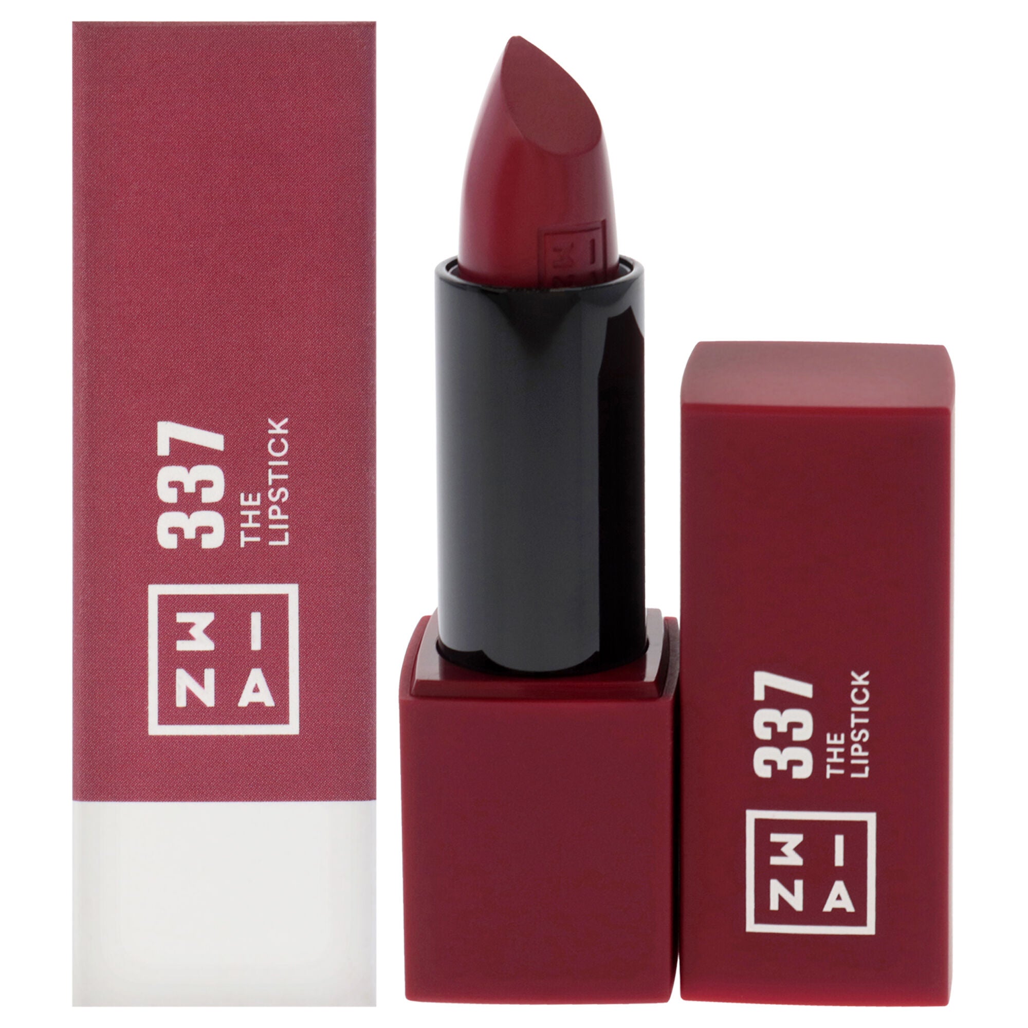 The Lipstick - 337 Deep Burgundy by 3INA for Women - 0.16 oz Lipstick, See Description, hi-res image number 0