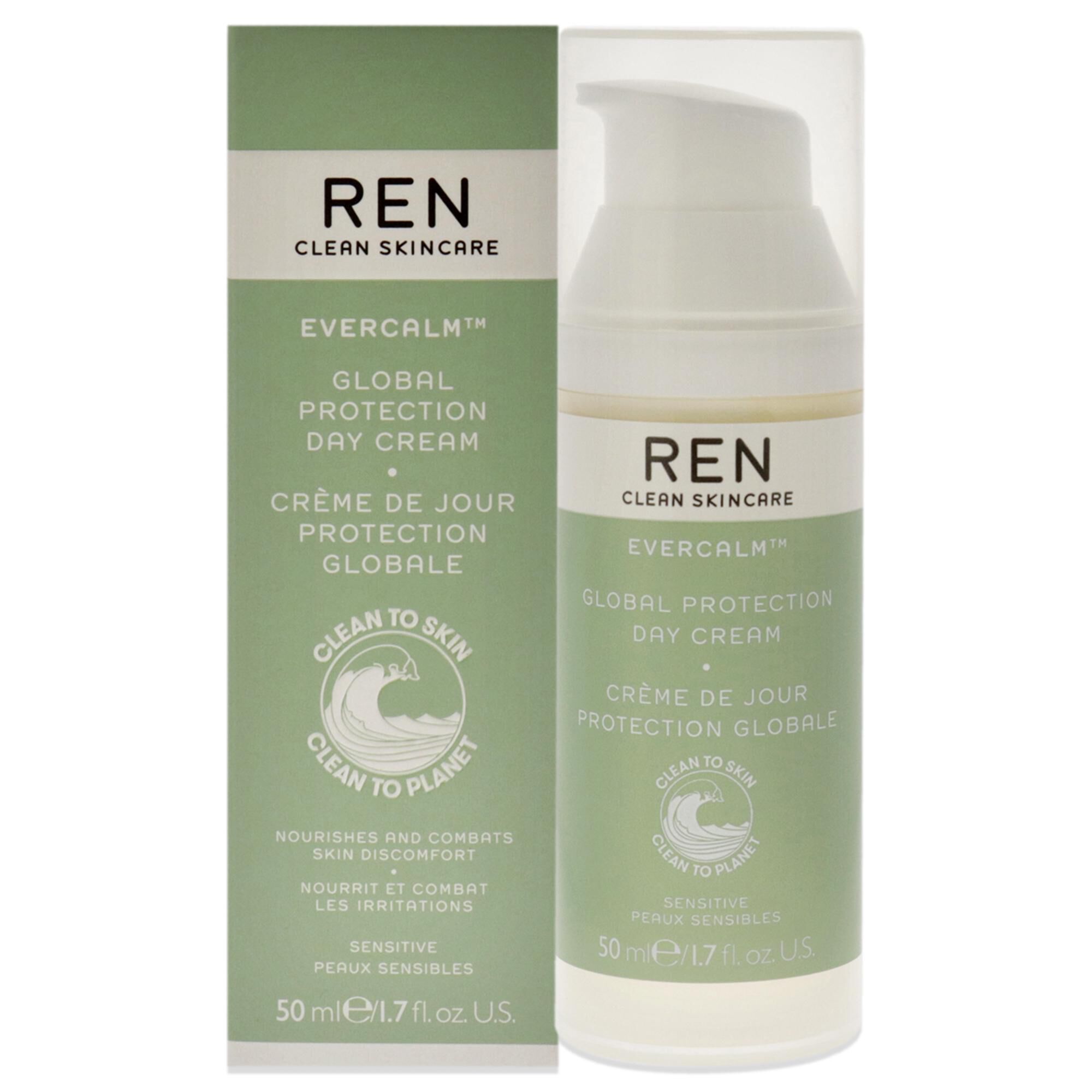 Evercalm Global Protection Day Cream by REN for Unisex - 1.7 oz Cream, See Description, hi-res image number 0