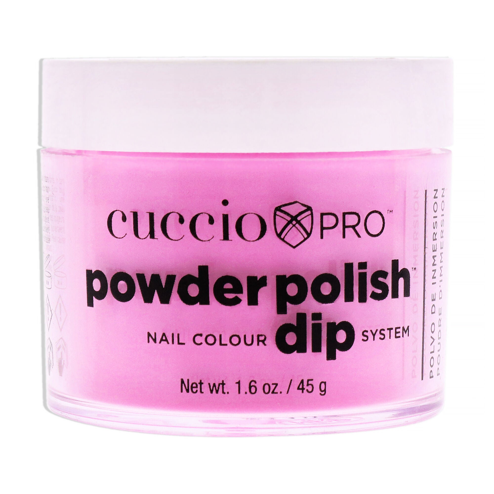 Pro Powder Polish Nail Colour Dip System - Neon Pink by Cuccio Colour for Women - 1.6 oz Nail Powder, See Description, hi-res image number 0