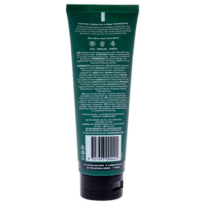Super Greens Detoxifying Facial Scrub by Sukin for Women - 4.23 oz Scrub, See Description, alternate image number 2