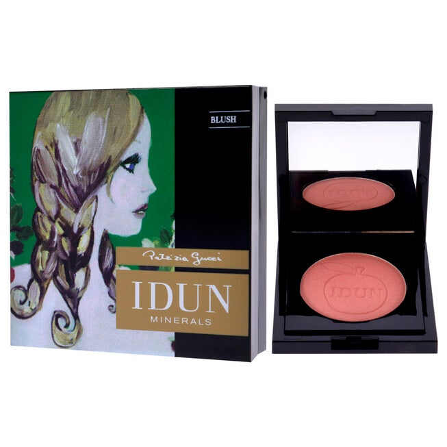 Pressed Mineral Blush - 011 Smultron by Idun Minerals for Women - 0.18 oz Blush, See Description, alternate image number 2