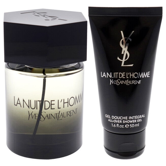 La Nuit De LHomme by Yves Saint Laurent for Men - 2 Pc Gift Set 3.3oz EDT Spray, 1.6oz Shower Gel, NA, alternate image number null
