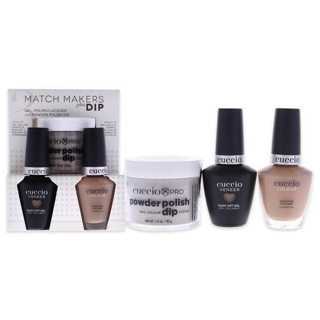 Match Makers Plus Dip - See You Latte by Cuccio Colour for Women - 3 Pc Set, NA, hi-res image number null