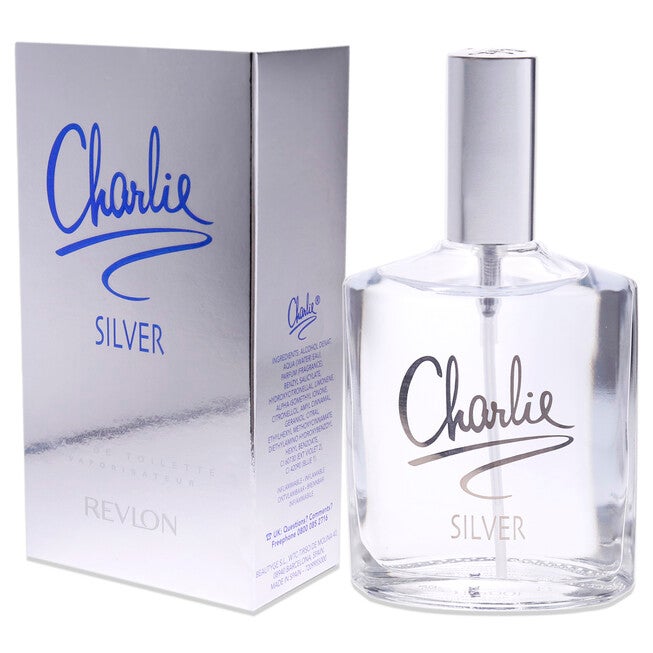 Charlie Silver by Revlon for Women - 3.4 oz EDT Spray, See Description, alternate image number 2
