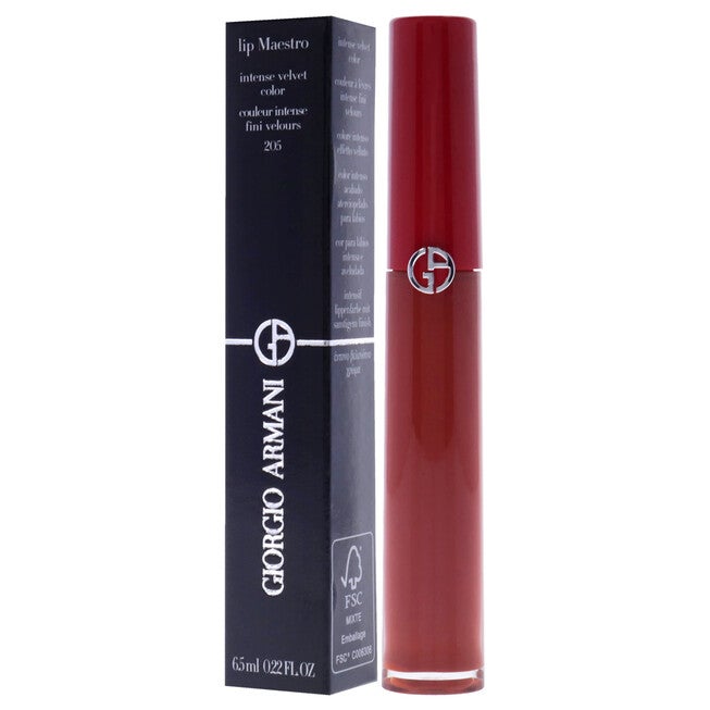 Lip Maestro Intense Velvet Color - 205 Fiamma by Giorgio Armani for Women - 0.22 oz Lipstick, , alternate image number null