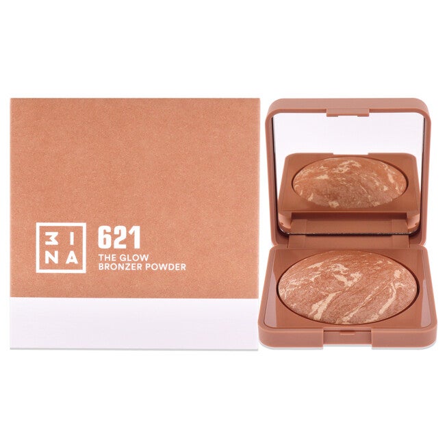 The Glow Bronzer Powder - 621 by 3INA for Women - 0.25 oz Bronzer, NA, hi-res image number null