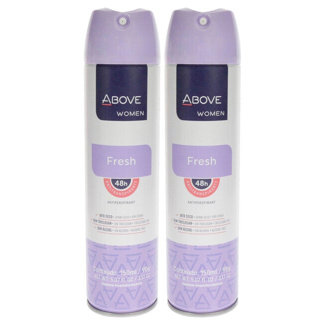 48 Hours Antiperspirant Deodorant - Fresh by Above for Women - 3.17 oz Deodorant Spray - Pack of 2, NA, hi-res image number null