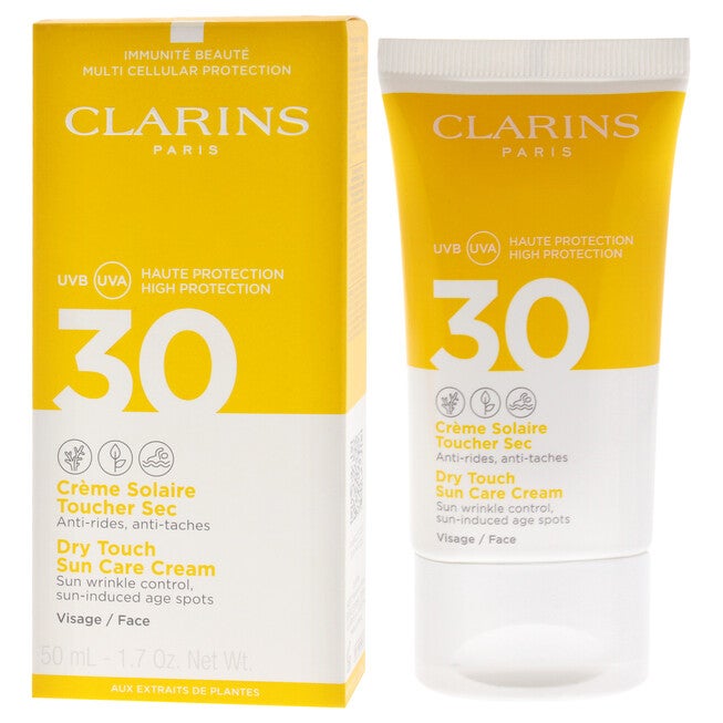 Dry Touch Sun Care Cream SPF 30 by Clarins for Unisex - 1.7 oz Sunscreen, NA, alternate image number null