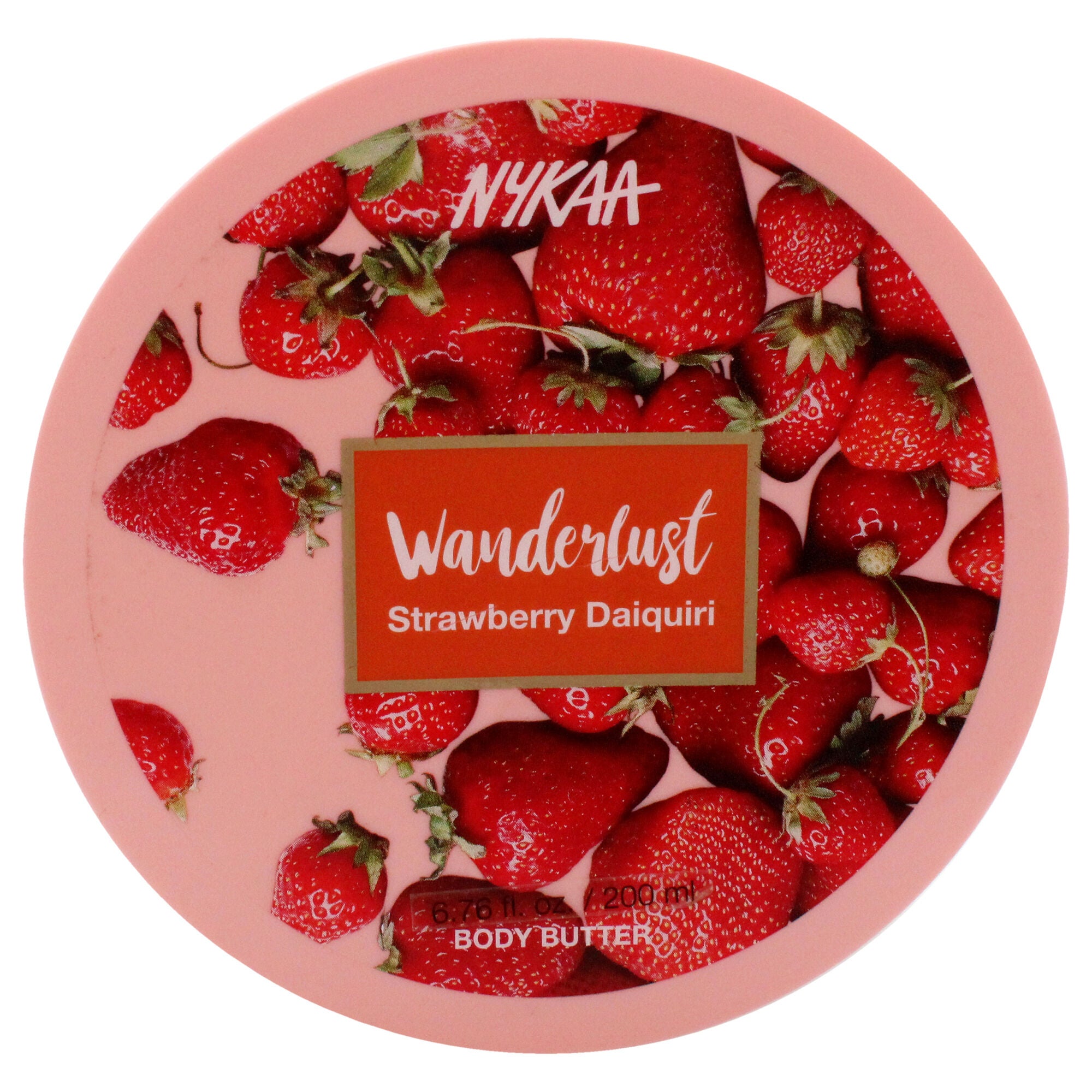 Wanderlust Body Butter - Strawberry Daiquiri by Nykaa Naturals for Women - 6.76 oz Body Cream, See Description, hi-res image number 0