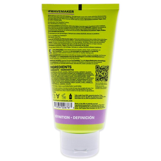 Wave Maker Cream-NP by DevaCurl for Unisex - 5 oz Cream, , alternate image number null