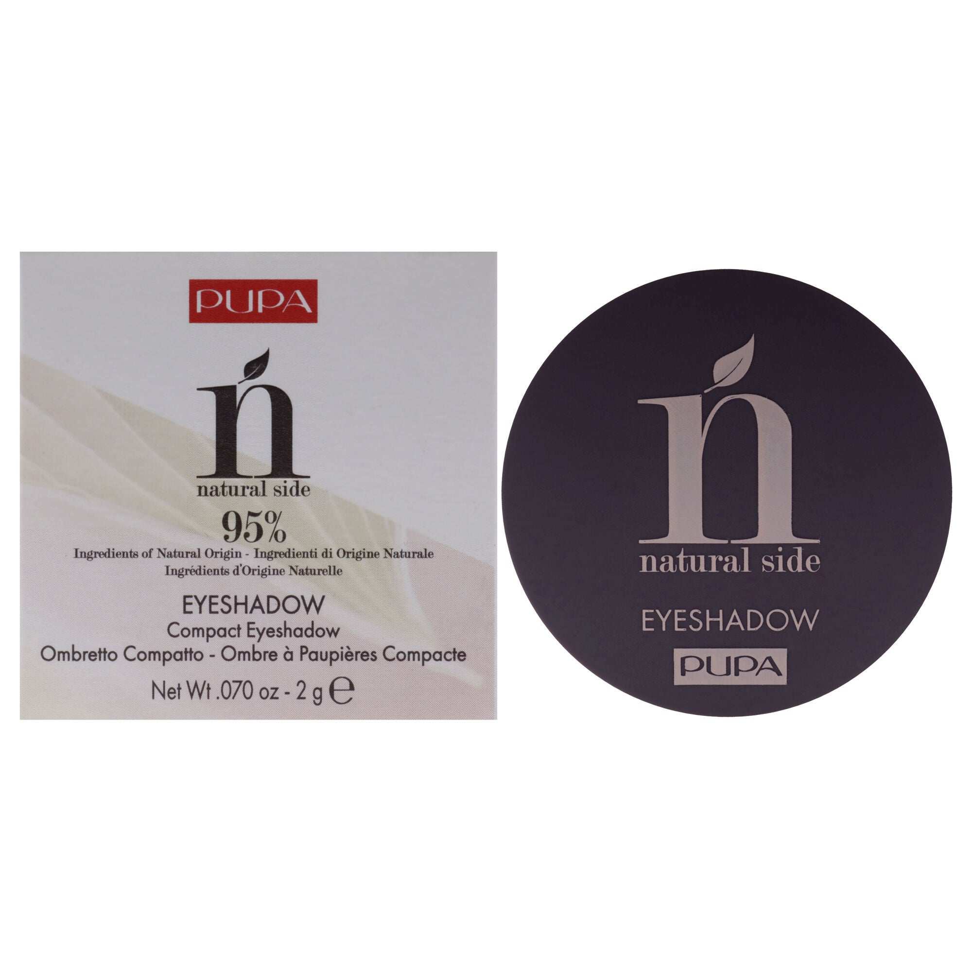 Natural Side Compact Eyeshadow - 006 Golden Rose by Pupa Milano for Women - 0.07 oz Eye Shadow, See Description, hi-res image number 0