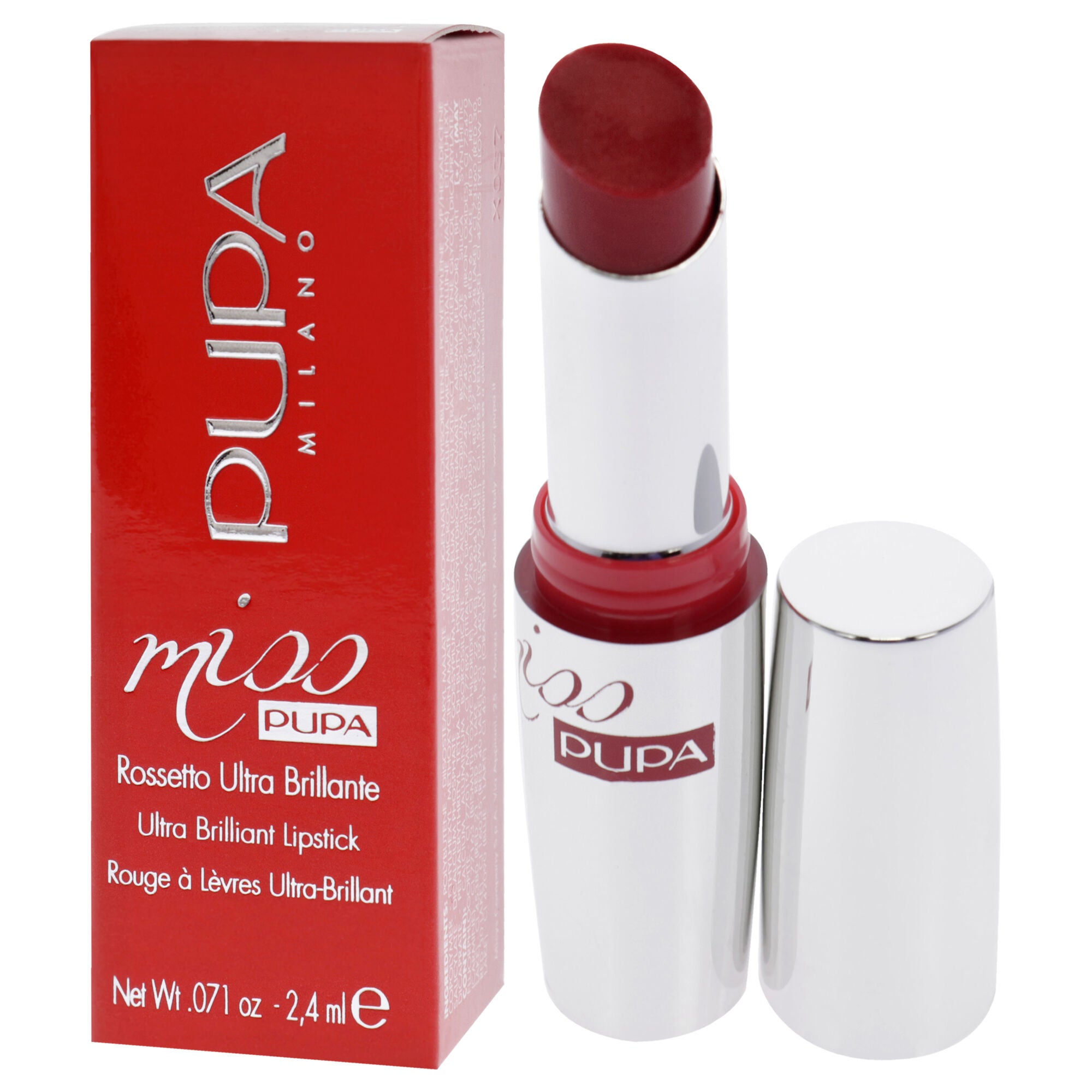 Miss Pupa Ultra Brilliant Lipstick - 503 Spicy Red by Pupa Milano for Women - 0.071 oz Lipstick, See Description, alternate image number 3