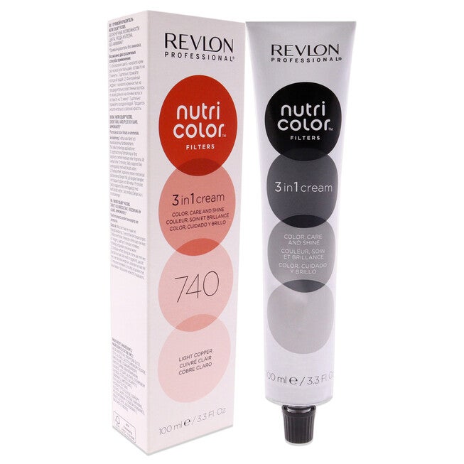 Nutri Color Cream - 740 Light Copper by Revlon for Unisex - 3.3 oz Hair Color, , alternate image number null