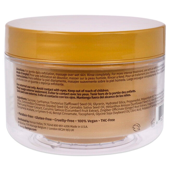 Original Sugar Body Scrub by Hempz for Unisex - 7.3 oz Scrub, See Description, alternate image number 2