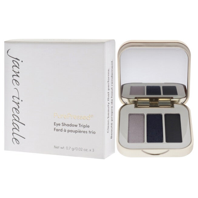 PurePressed Eyeshadow Triple - Blue Hour by Jane Iredale for Women - 0.06 oz Eye Shadow, NA, alternate image number null