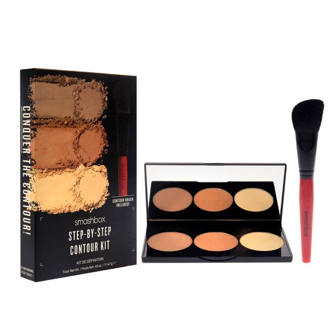 Step-By-Step Contour Kit by SmashBox for Women - 2 Pc 0.4oz Makeup, Brush, See Description, alternate image number 2