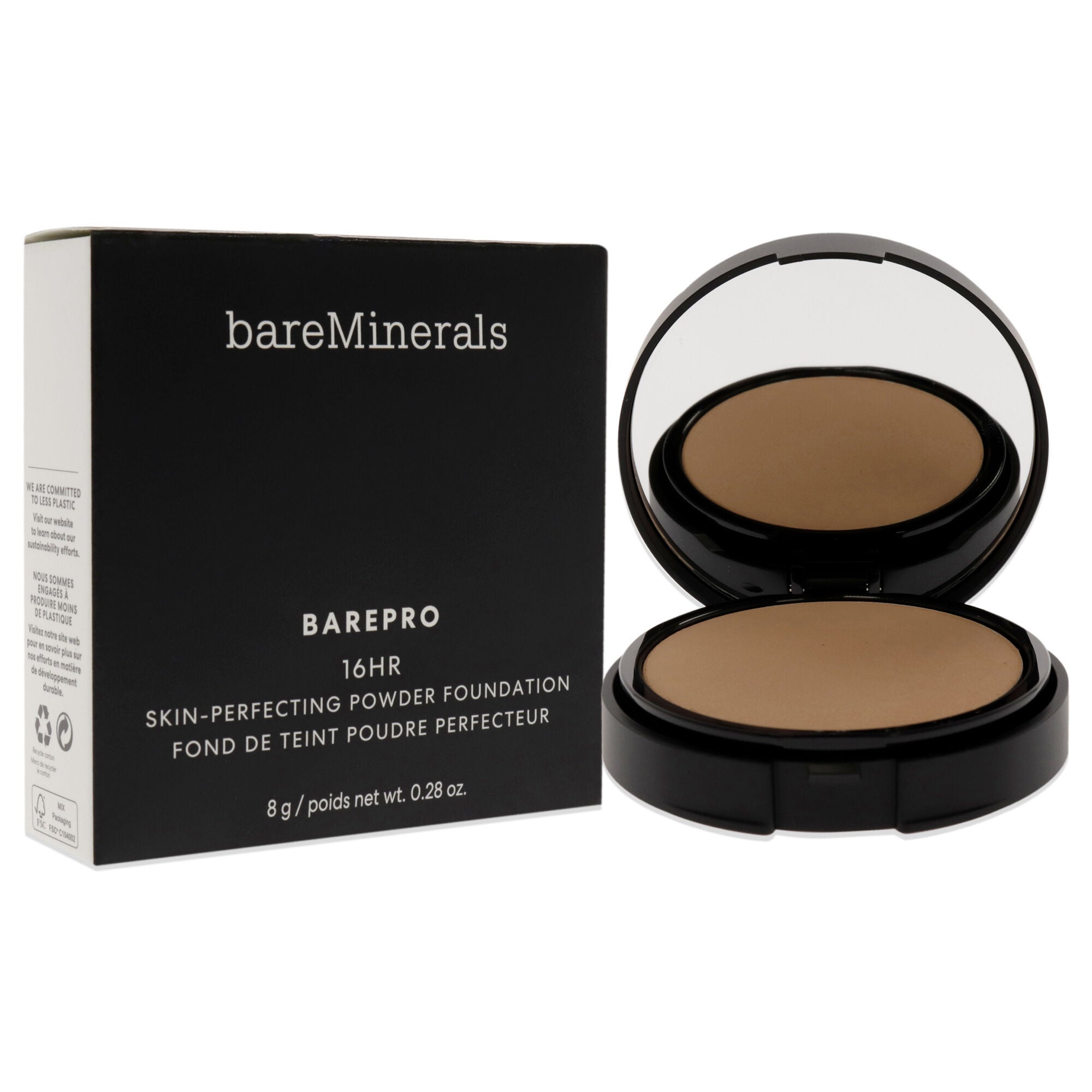 Barepro 16HR Skin Perfecting Powder Foundation - 25 Neutral Light by bareMinerals for Women - 0.28 oz Foundation, , alternate image number 6